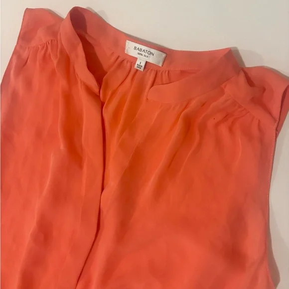 Babaton 100% silk Benedict tie waist dress - Picture 5 of 6